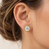 Angels Halo Earrings 2 Carat Lab Grown Diamonds