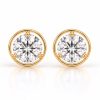 Angel Halo 2 CTW Lab Grown Diamond Stud Earrings 14k/18k Gold