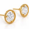 Angels Halo Earrings 2 Carat Lab Grown Diamonds
