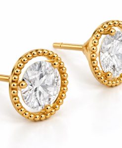 Angels Halo Earrings 2 Carat Lab Grown Diamonds - Image 5