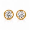 Angels Halo Earrings 2 Carat Lab Grown Diamonds