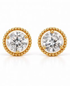 Angels Halo Earrings 2 Carat Lab Grown Diamonds