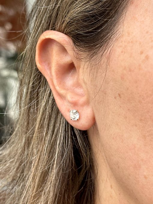 Anastasia’s 2 CTW Lab Grown Diamond Stud Earrings