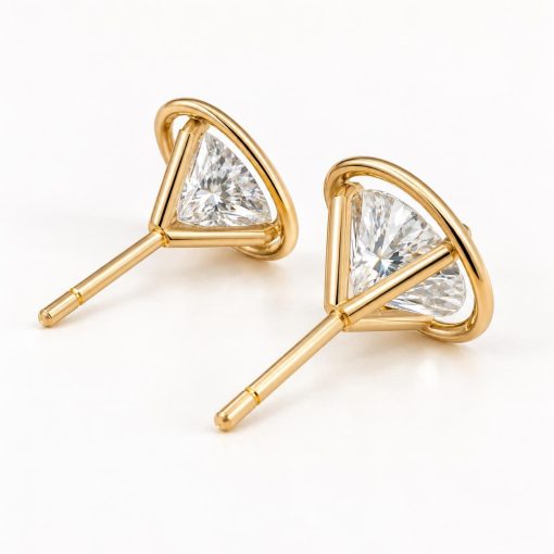 Angel Halo 2 CTW Lab Grown Diamond Stud Earrings 14k/18k Gold