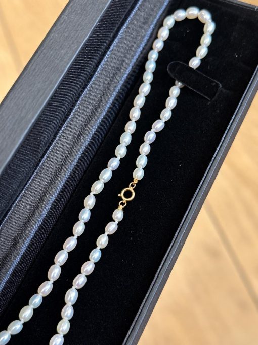 Natural Freshwater Rice Pearl Necklace Natural Freshwater Rice Pearl Necklace